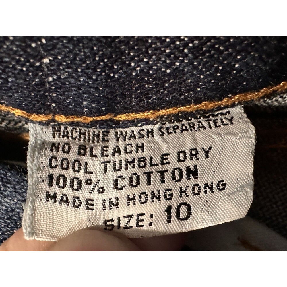VINTAGE Foxtails High Waisted Rise Retro Mom Jeans 1980s SZ 24' see measurements - Picture 9 of 13